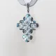 Small Cross - Sierra-Gray Organza - 2